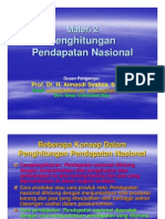 EKONOMI MAKRO - Pendapatan Nasional