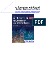 Statistics For Criminology and Criminal Justice 4Th Edition Bachman Test Bank Full Chapter PDF
