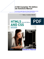 Html5 and Css Complete 7Th Edition Woods Solutions Manual Full Chapter PDF