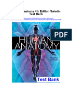 Human Anatomy 4Th Edition Saladin Test Bank Full Chapter PDF