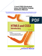 Html5 and Css3 Illustrated Introductory 2Nd Edition Vodnik Solutions Manual Full Chapter PDF