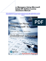 Statistics For Managers Using Microsoft Exce Global 8Th Edition Levine Solutions Manual Full Chapter PDF