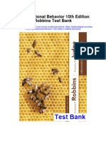 Organizational Behavior 15Th Edition Robbins Test Bank Full Chapter PDF