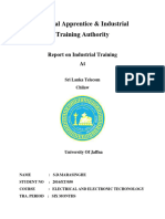 S.D.marasinghe Training Report