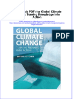 EBOOK Etextbook PDF For Global Climate Change Turning Knowledge Into Action Download Full Chapter PDF Docx Kindle