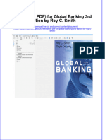 EBOOK Etextbook PDF For Global Banking 3Rd Edition by Roy C Smith Download Full Chapter PDF Docx Kindle