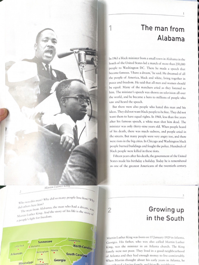 Martin Luther King - Chapter 1 & 2 + Activities | PDF