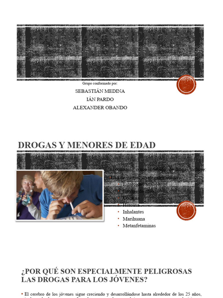 drogas-y-menores-de-edad-pdf-la-dependencia-de-sustancias-drogas