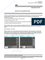 Audi CTT 00-14-01 All Models, Dynamic Compression Test Using DSO Function