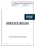 7.1.10 Service Rule Book of ACERC