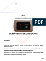 APV2 - Uputstvo Za Ugradnju I Održavanje