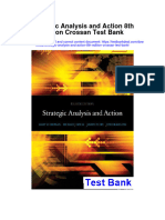Strategic Analysis and Action 8Th Edition Crossan Test Bank Full Chapter PDF