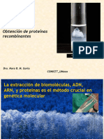 Obtención de Proteínas Recombinantes