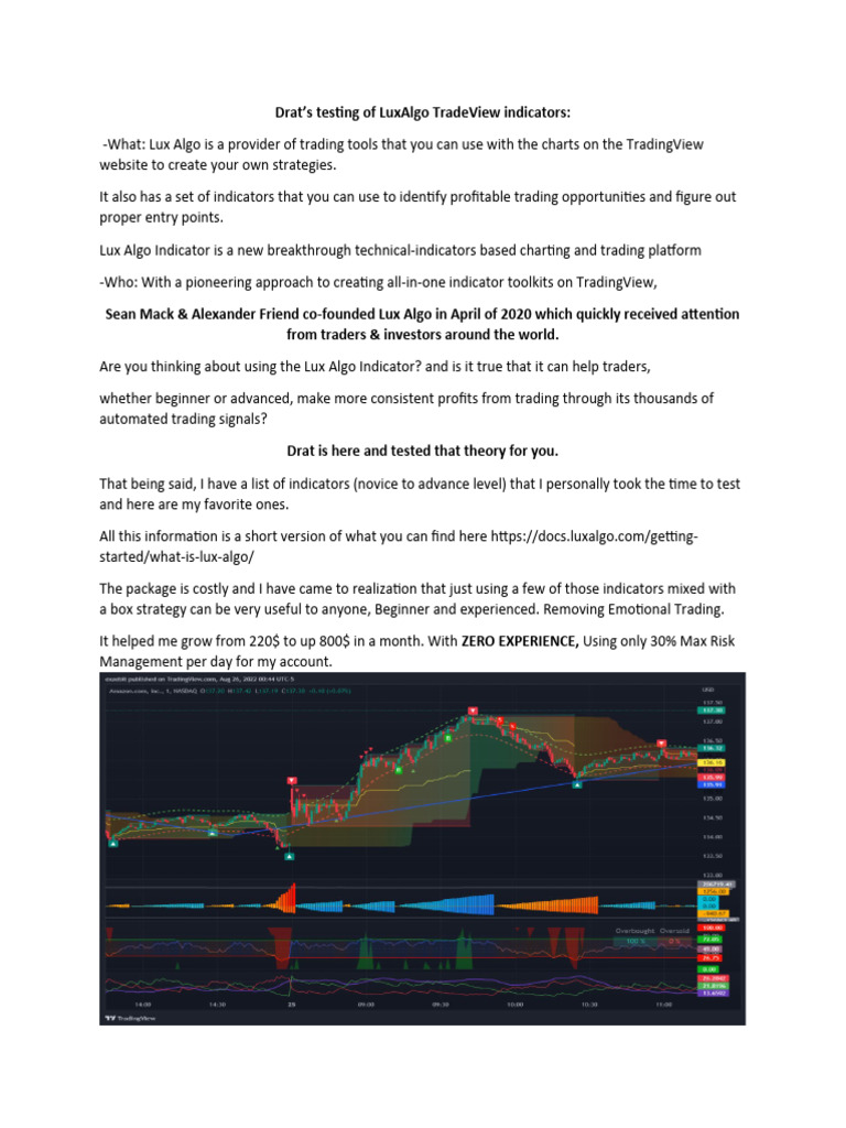 LuxAlgo Indicators for Traders | PDF | Moving Average | Market Trend