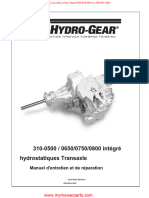 Boite Hydrostatique Hydro Gear 310-0750 (01-13)