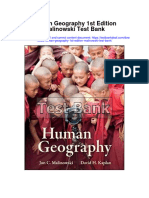 Human Geography 1St Edition Malinowski Test Bank Full Chapter PDF