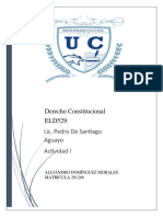 Derecho Constitucional Actividad I