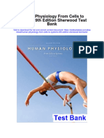 Human Physiology From Cells To Systems 9Th Edition Sherwood Test Bank Full Chapter PDF