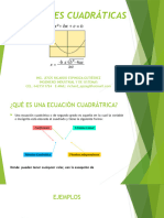 Ecuaciones Cuadráticas