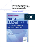 EBOOK Nurse Practitioner Certification Examination and Practice Preparation 5Th Edition Ebook PDF Download Full Chapter PDF Kindle