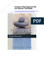 Human Resource Development 5Th Edition Werner Test Bank Full Chapter PDF