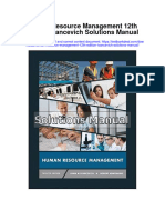 Human Resource Management 12Th Edition Ivancevich Solutions Manual Full Chapter PDF