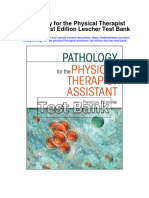 Pathology For The Physical Therapist Assistant 1St Edition Lescher Test Bank Full Chapter PDF