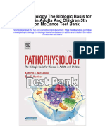 Download Pathophysiology The Biologic Basis For Disease In Adults And Children 5Th Edition Mccance Test Bank full chapter pdf