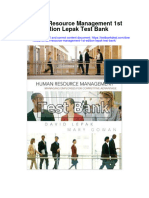 Human Resource Management 1St Edition Lepak Test Bank Full Chapter PDF