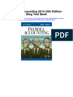Payroll Accounting 2014 24Th Edition Bieg Test Bank Full Chapter PDF