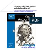 Payroll Accounting 2017 27Th Edition Bieg Solutions Manual Full Chapter PDF
