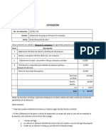 Cotizacion Parqueo El Compdre Sin Grava