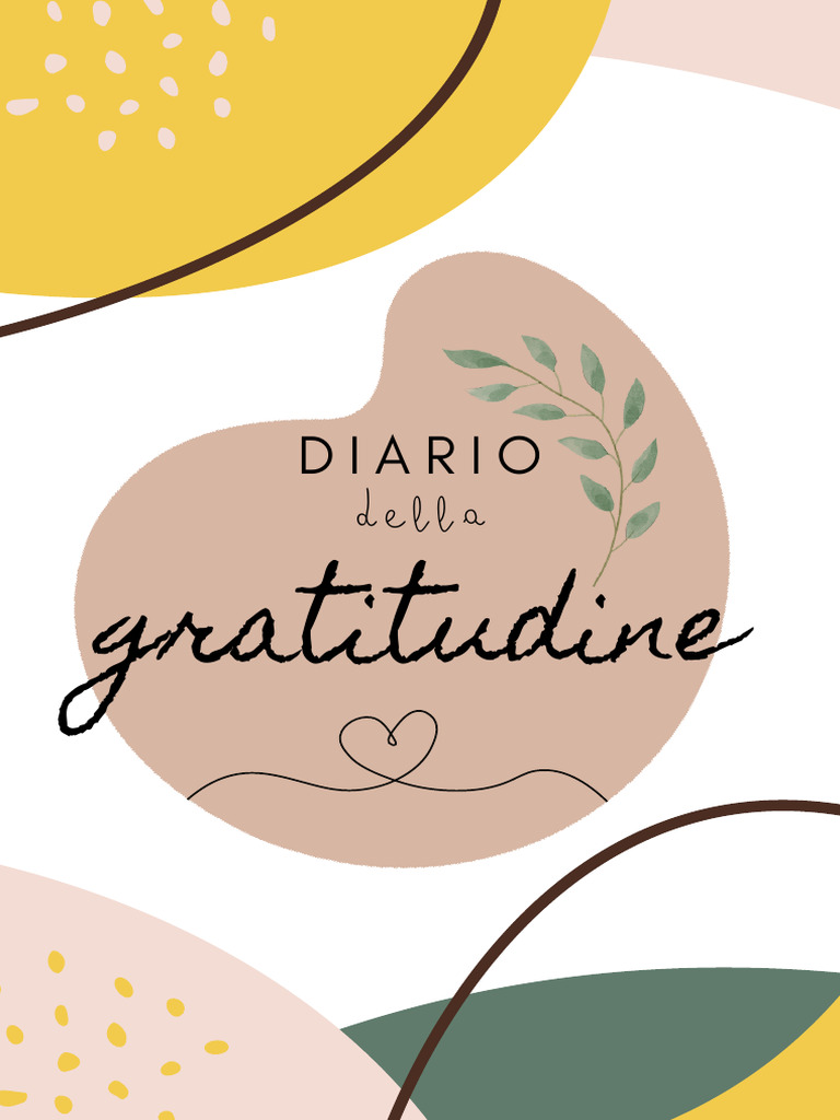 Diario Della Gratitudine | PDF