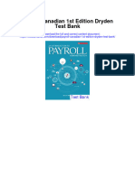 Payroll Canadian 1St Edition Dryden Test Bank Full Chapter PDF