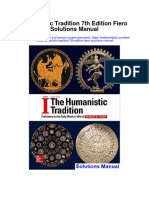Humanistic Tradition 7Th Edition Fiero Solutions Manual Full Chapter PDF