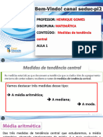 Aula 1.5 - Medidas Estatisticas