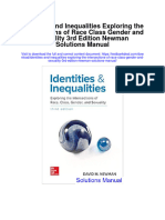 Identities and Inequalities Exploring The Intersections of Race Class Gender and Sexuality 3Rd Edition Newman Solutions Manual Full Chapter PDF