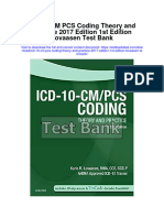 Icd 10 CM Pcs Coding Theory and Practice 2017 Edition 1St Edition Lovaasen Test Bank Full Chapter PDF