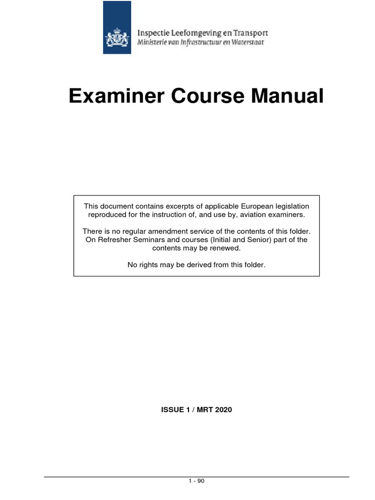 Examiner Course Manual PDF