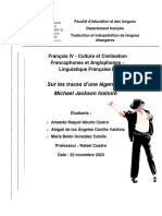 Francés - Travail Évaluation Finale - Groupe A de Michael Jackson OFICIAL