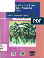 Valenzuela, J. (2004) - Las Ciencias Sociales. Sinrazón y Filosofía Romántica