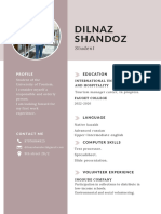 Student CV Resume