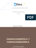 Farmacogenetica y Farmacogenomica