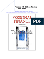 Personal Finance 4Th Edition Madura Test Bank Full Chapter PDF