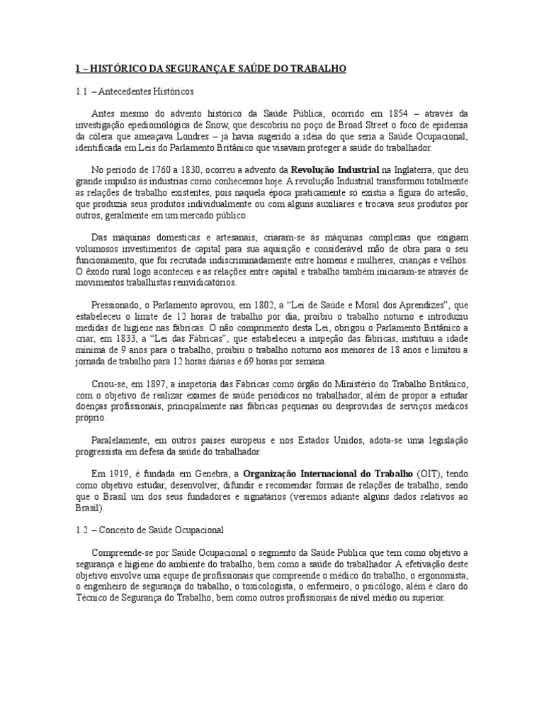 Apostila de Segurança Do Trabalho | PDF | Indústrias | Pittsburgh