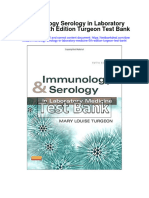 Immunology Serology in Laboratory Medicine 5Th Edition Turgeon Test Bank Full Chapter PDF