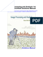 Image Processing and Analysis 1St Edition Birchfield Solutions Manual Full Chapter PDF