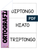 Flipbook Diptongo Hiato y Triptongo