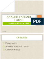 Analisis Variansi 1 Arah