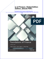 EBOOK Foundations of Finance Global Edition 9Th Edition Ebook PDF Download Full Chapter PDF Docx Kindle